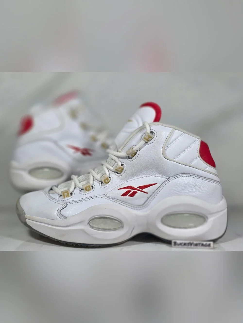 Reebok Classics Question Mid Allen Iverson Dr J Julius Erving Youth Size 6.5